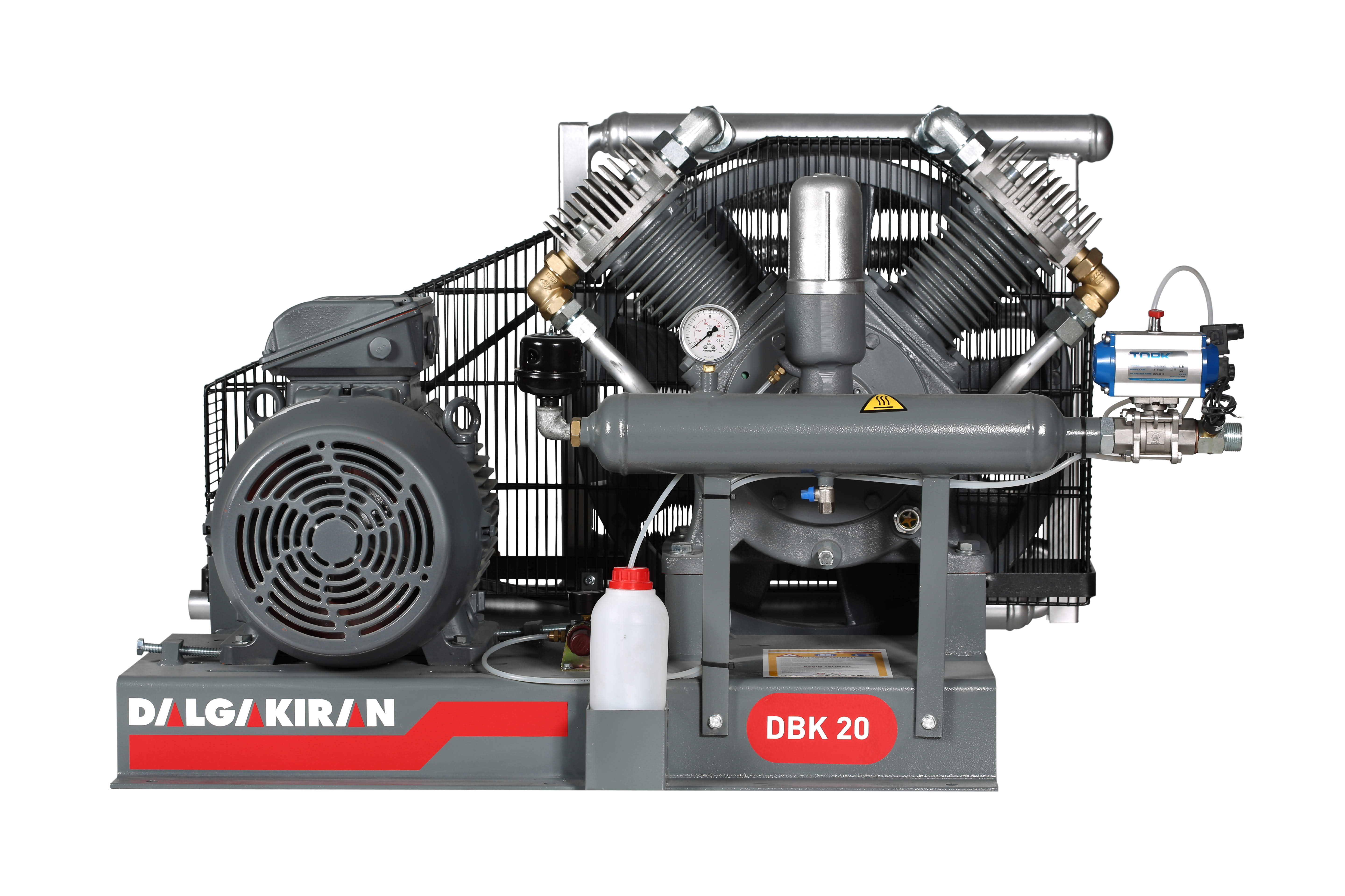 Воздушный поршневой бустерный компрессор высокого давления серии DBK 20					